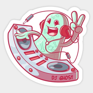 DJ Ghost! Sticker